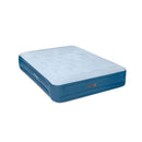 INTEX MID RISE HEXBEAM 14" ELECTRIC PUMP QUEEN AIR MATTRESS - DARK BLUE DENIM - Like New