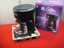 MR. COFFEE BVMC-SC12BL1-2 12 CUP COFFEE MAKER - BLACK - Like New