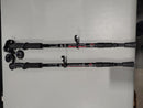 COSTWAY EXPANDABLE TREKKING STICKS - BLACK/RED - Like New