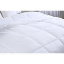 BIBB HOME GOOSE DOWN ALTERNATIVE COMFORTER, QUEEN SIZE - WHITE - Brand New