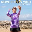 KANU SURF WOMENS KERI LONG-SLEEVE UPF 50+ RASHGUARD SIZE: WOMEN L - BEACH PURPLE - Like New