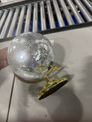 ALARA DESIGNS DISCO BALL, UNIQUE DISCO BALL DÉCOR GLOBE – 11X8 INCH - Like New