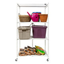 Origami R5 4-Shelf Heavy-Duty Folding Storage Rack, Origami R5 4-SHELF - WHITE - Like New