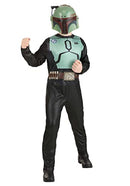 Jazwares Star Wars Boba Fett Costume for Youth Boys Printed Jumpsuit - M (8-10) - Like New