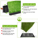 TUOKEOGO Dog Grass Pad with Tray Puppy Potty Training Grass Indoor Dog Potty - Brand New