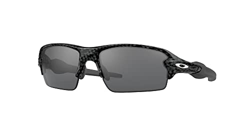 OAKLEY MEN'S OO9271 FLAK 2 LOW BRIDGE FIT RECTANGULAR SUNGLASSES CARBON/IRIDIUM - Like New