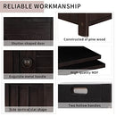 HOUAGI STORAGE BENCH WITH 3 SHUTTER-SHAPED DOORS,43.5”WITH REMOVABLE CUSHION - Like New