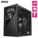 MSI MPG A1250GS PCIE5 Fully Modular Gaming 1250W Power Supply 80+ Gold - BLACK - Like New