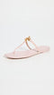 137704 Tory Burch Women's Roxanne Jelly Sandals Meadowsweet/Gold Size 7 - Like New