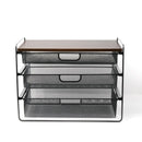 ORIGAMI CRAFT DESKTOP ORGANIZER - BLACK - Like New