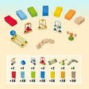 Hape Dynamo Wooden Domino Award Winning Domino Racing Building Blocks - Like New