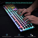 AUL.A AULA F2088 TYPEWRITER STYLE MECHANICAL GAMING KEYBOARD - Scratch & Dent