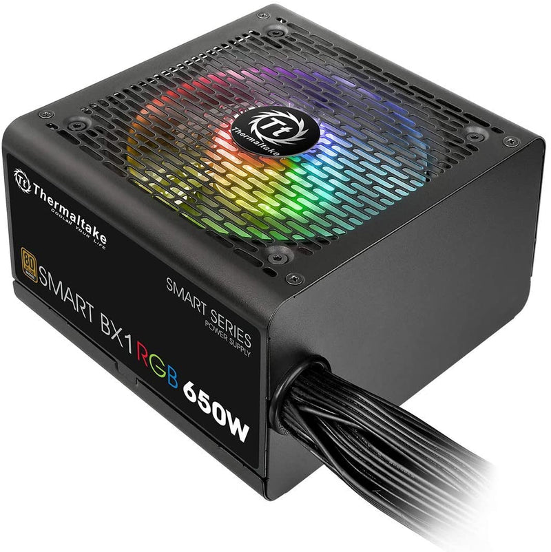 Thermaltake Smart BX1 RGB 80+ Bronze 650W Non-Modular Power Supply New