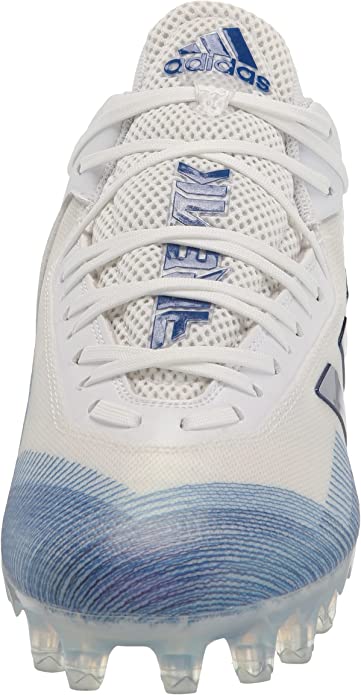 EH2232 Adidas Men's Freak Carbon Football Cleats White/Royal Size 9 - Like New