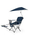 Sport-Brella recliner chair with UPF 50+ adjustable umbrella - - Scratch & Dent