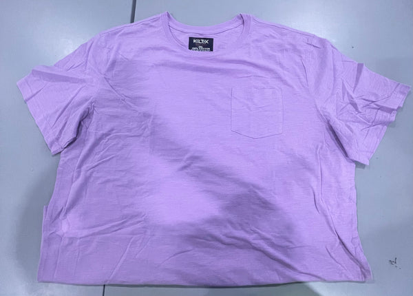 KELTEX T-SHIRT 100% COTTON - SIZE: MEN 2XL WOMEN 2XL - PURPLE - Like New
