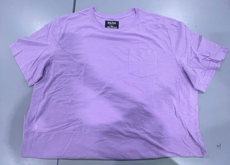 KELTEX T-SHIRT 100% COTTON - SIZE: MEN 2XL WOMEN 2XL - PURPLE - Like New