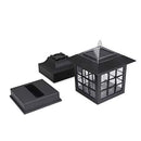 WSCXSC Post Solar Fence Light 15 LUMENS KS101X6W - Black - Like New