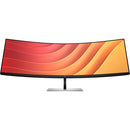 HP E45C G5 45" CLASS DUAL QUAD HD DQHD CURVED SCREEN LED MONITOR - BLACK, SILVER - Like New