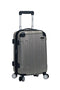 ROCKLAND LONDON HARDSIDE EXPANDABLE LUGGAGE CARRY-ON 20-INCH - SILVER - Like New
