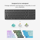 GLORIOUS GMMK 2 MECHANICAL BTN MOUSE - 96% BLACK, BACK LIGHT DAMAGE - Like New