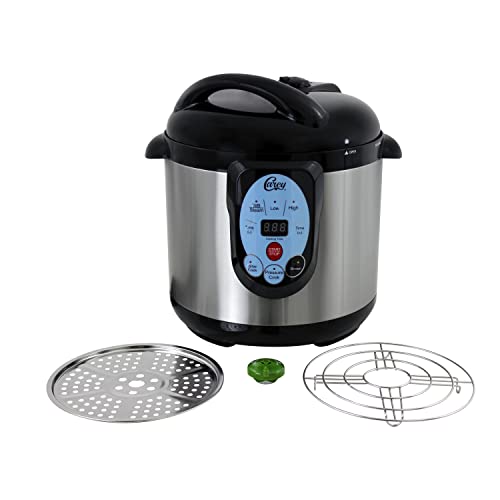 NESCO CAREY SMART ELECTRIC PRESSURE COOKER AND CANNER STAINLESS STEEL 9.5 QT - Like New