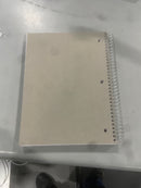 OFFICE DEPOT WIREBOUND NOTEBOOK 8" X 10-1/2", WIDE RULED, 180 SHEETS - BLACK - Like New