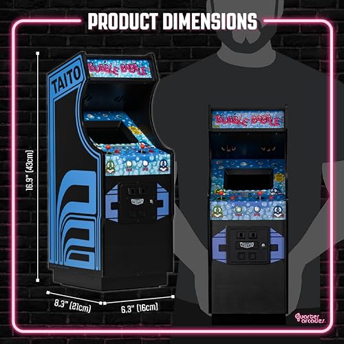Numskull Quarter Arcades Bubble Bobble Collector's Edition Mini Arcade 1/4 - Brand New