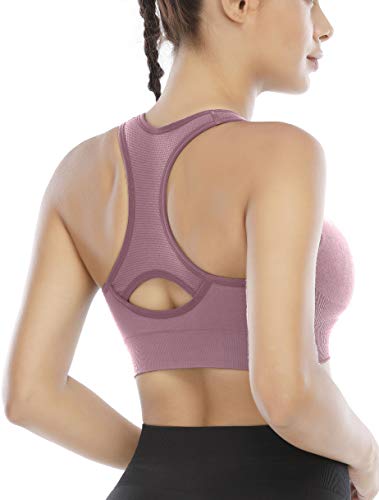Heathyoga High Impact Sports Bras for Women High Support Padded Sports Bra - Like New
