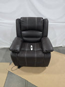 GENERIC POWER LIFT RECLINER CHAIR - BROWN - Like New