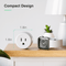 GOSUND 2-IN-1 COMPACT DESIGN 2.4 GHZ WI-FI SMART PLUG, 4 PACK - Like New