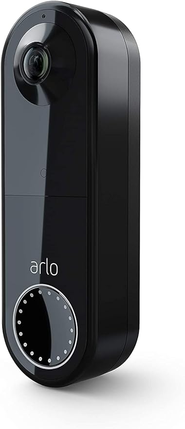 Arlo Essential Wire-Free Battery Video Doorbell HD Video 180° - Scratch & Dent