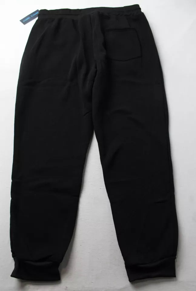 PURE CHAMP MEN'S FLEECE ATHLETIC JOGGER SWEATPANTS - SIZE: MEN XXL - BLACK - Brand New