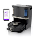 SHARK POWER DETECT 2IN1 ROBOT VACUUM AND MOP WITH NEVERTOUCH PRO BASE - BLACK - Like New
