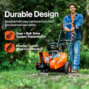 SUPERHANDY GAS STUMP GRINDER 9HP ENGINE DIRECT BELT DRIVE 12" CUT - ORANGE - Brand New