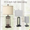 RottoGoon 27.5" Tall Farmhouse Table Lamps (Set of 2) - Bronze - Brand New