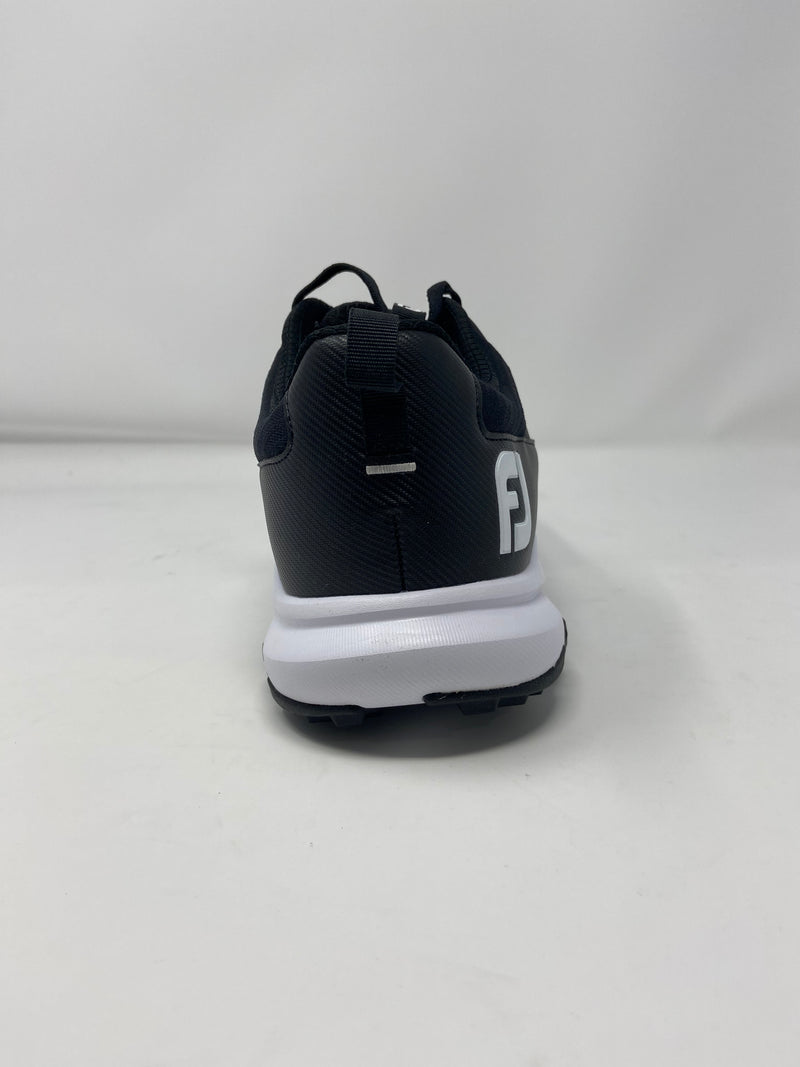 FOOT JOY MEN'S FJ TOUR RIVAL GOLF SHOES EXTRA WIDE - MEN 10.5 BLACK/BL ...
