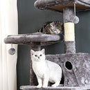 vapeonly Cat Tree Condo Furniture Luxury Cat Tower B07QL1HBST - Gray - Brand New
