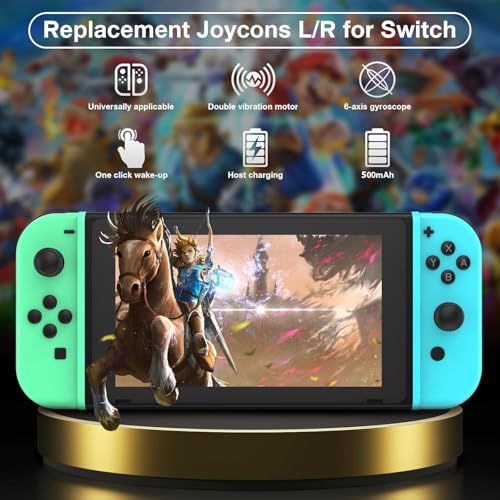 SWTCH-JOYCON NINTENDO SWITCH CONTROLLER REPLACEMENT L/R JOYCONS WIRELESS - Brand New