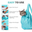 PURRFECT POUCH THE ORIGINAL CAT CARRIER PP1 - TEAL - Like New