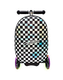 LASCOOTA SCOOTER SUITCASE, CHECKERED CARRY LUGGAGE LIGHTWEIGHT - MULTICOLOR - Like New