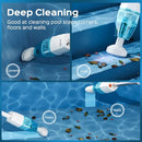 WYBOT HYSON 100 HANDHELD POOL VACUUM TWO BRUSH HEADS CORDLESS - WHITE - Brand New