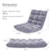 GORELAX MEMORY FOAM FLOOR CHAIR 14-POISTION ADJUSTABLE GAMING CHAIR RECLINER - Like New