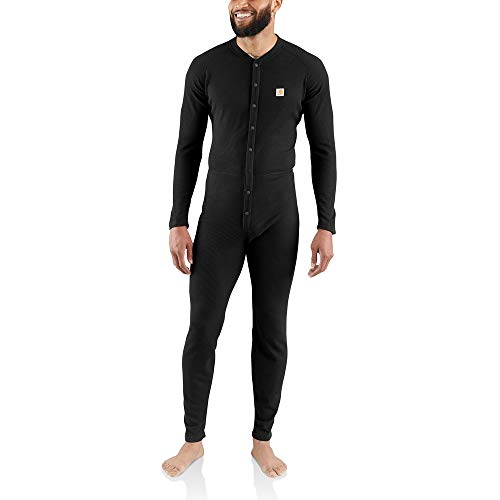 CARHARTT MEN'S MUS130 CLASSIC UNION SUIT SIZE: MEN X-LARGE TALL BLACK - Brand New