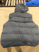 SPIRE BY GALAXY SLEEVELESS HOODED PUFFER JACKET - SIZE: MEN XL - NAVY - Brand New