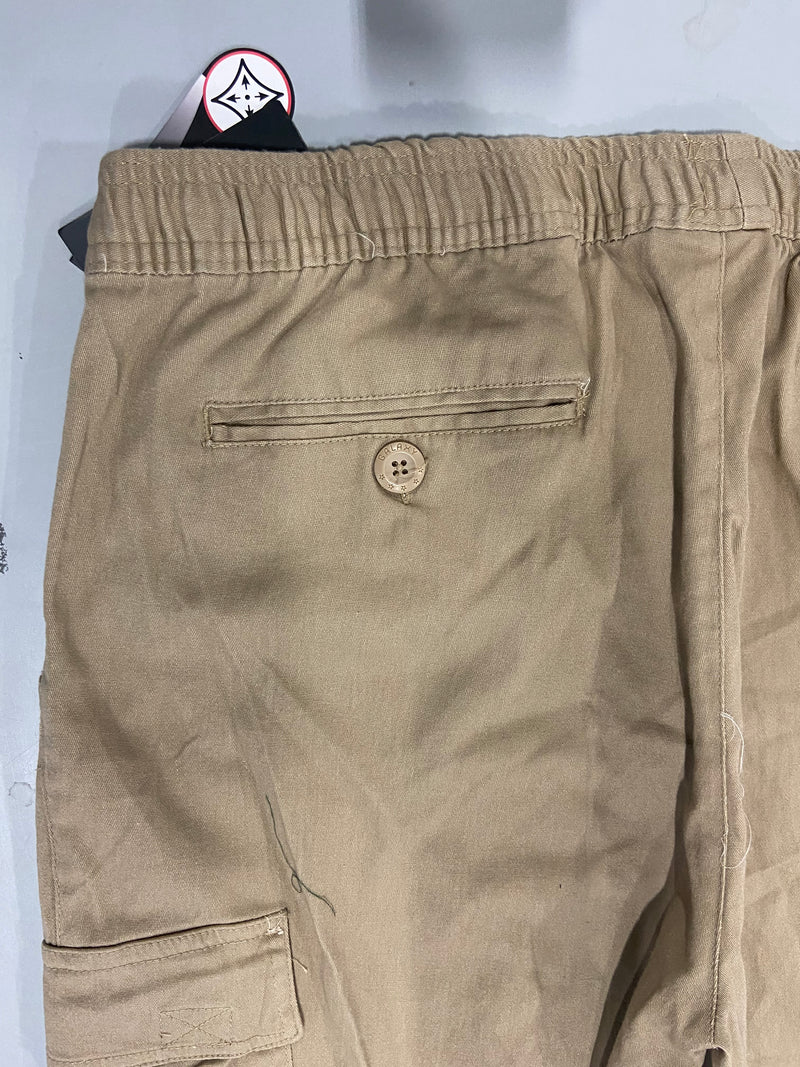 GALAXY BY HARVIC MENS FOUR WAY STRETCH CASUAL JOGGER PANTS - SIZE: XL - KHAKI - Brand New