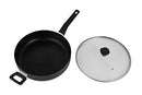 EPPMO Hard-Anodized Nonstick Jumbo 5 Quart EPPMO-518 Cooker Saute - Black - Brand New
