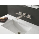 DELTA FAUCET T3599LF-BLWL PIVOTAL TWO HANDLE WALL MOUNT LAVATORY TRIM - BLACK - Like New