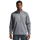 1357145 Under Armour Men's Armour Fleece 1/2 Zip T-ShirtS Halo Gray/Black - Like New