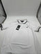 TIGER WOLF 3 BUTTON POLO SHIRT - SIZE: MEN L - WHITE/BLACK - Scratch & Dent